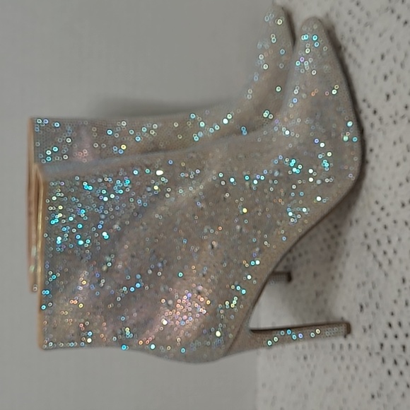 INC International Concepts Rhinestone Ankle Boots 9.5M New - Picture 3 of 10